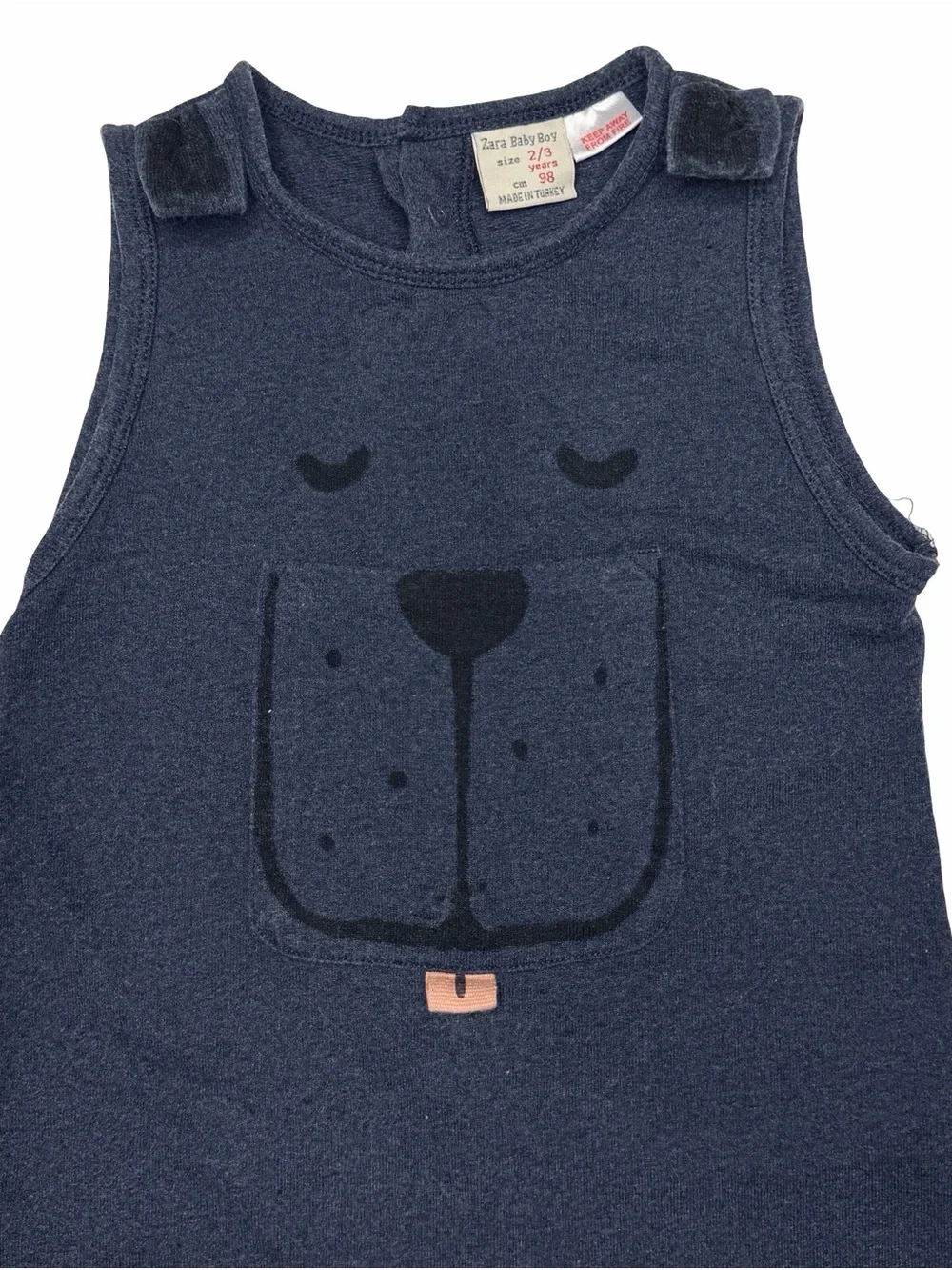 Zara Puppy Dog Pocket Romper
